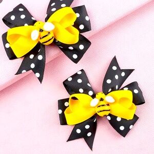Two Bubble Bee Bows